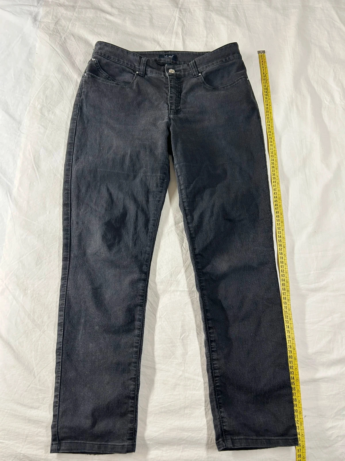 Jean skinny gris armani jeans taille 32 us